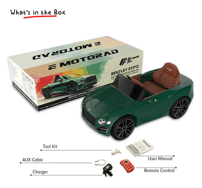 Formula Fun BENTLEY EXP12 TOY CAR (Green), 3Y+
