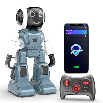 Smart Interactive Chat-GPT AI Robot Toy for Kids | AR Games & in-Built Bluetooth Speaker | Remote & App Controlled
