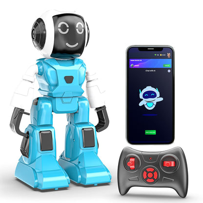 Smart Interactive Chat-GPT AI Robot Toy for Kids | AR Games & in-Built Bluetooth Speaker | Remote & App Controlled