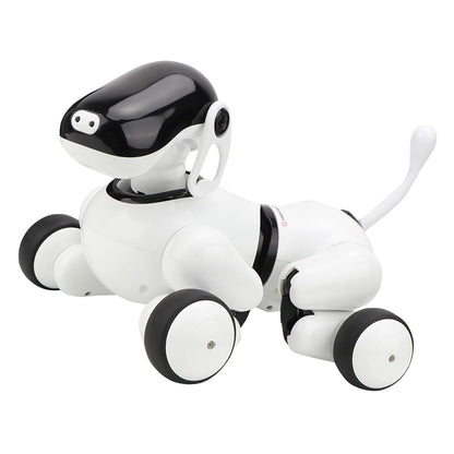 Electric Robot Toy,Durable Plastic Dog Robot Toy With Touch Voice Function Gifts For Children Early Education Toy - White