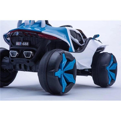 4x4 Big Wheels Electric Jeep In Blue And Red | Ride On Jeep