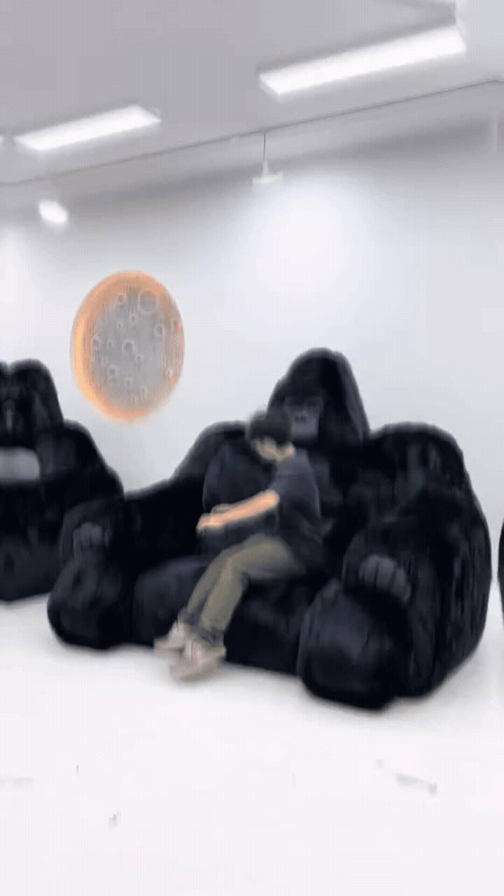 Giant Gorilla Chair - Life-Size Luxury Statement Furniture