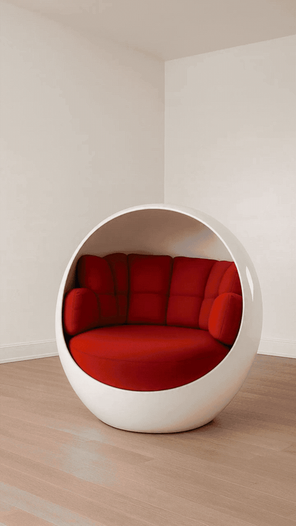 Modern Spherical Ball Chair - Premium Comfort Lounge Chair
