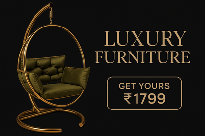 Black and champagne gold banner