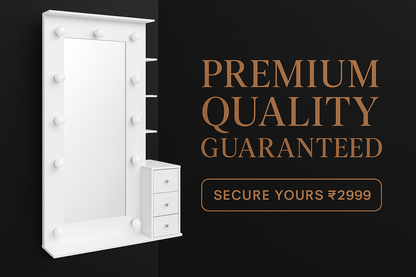 Charcoal grey and bronze banner with CTA