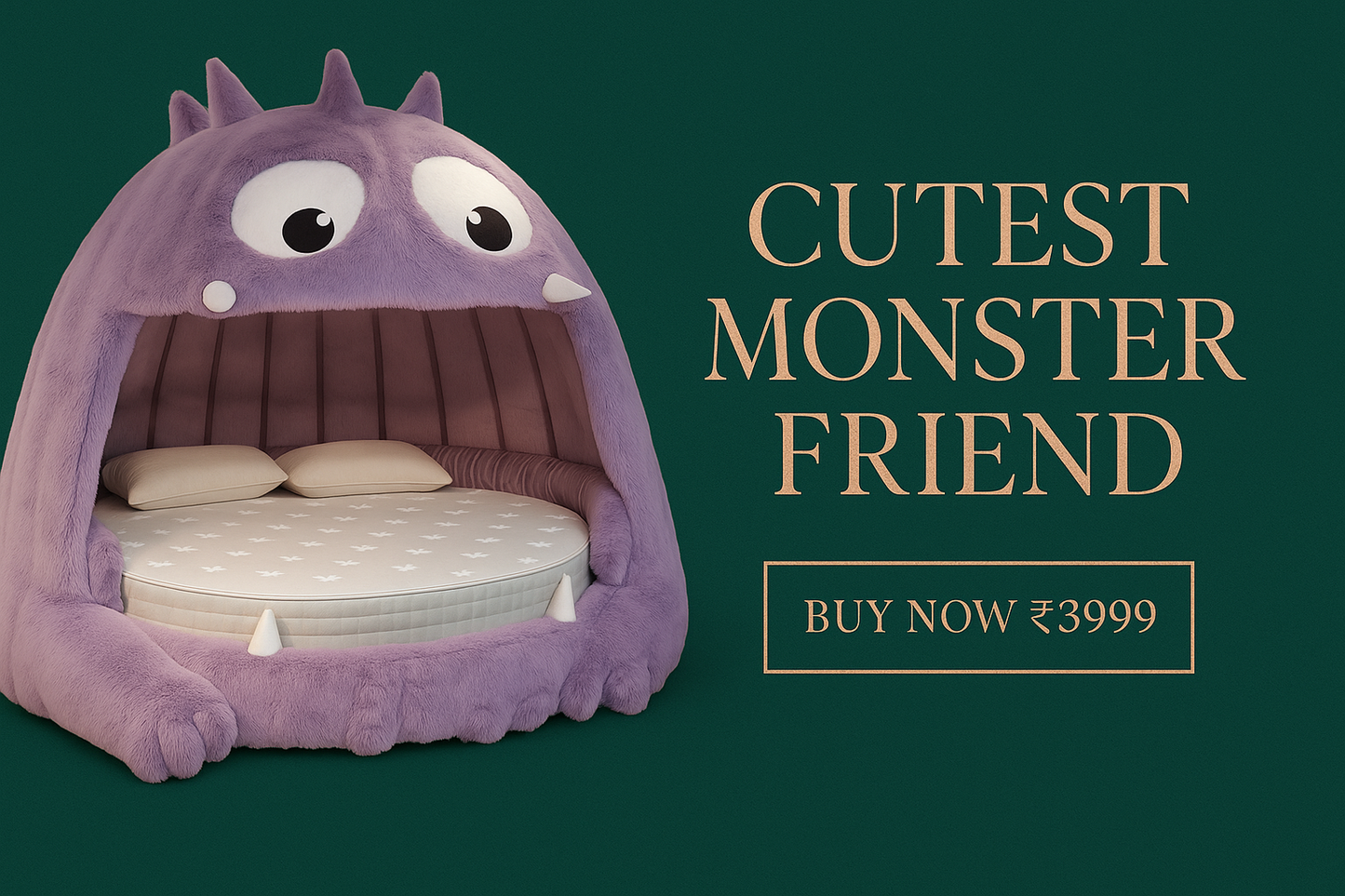 Emerald green and rose gold banner