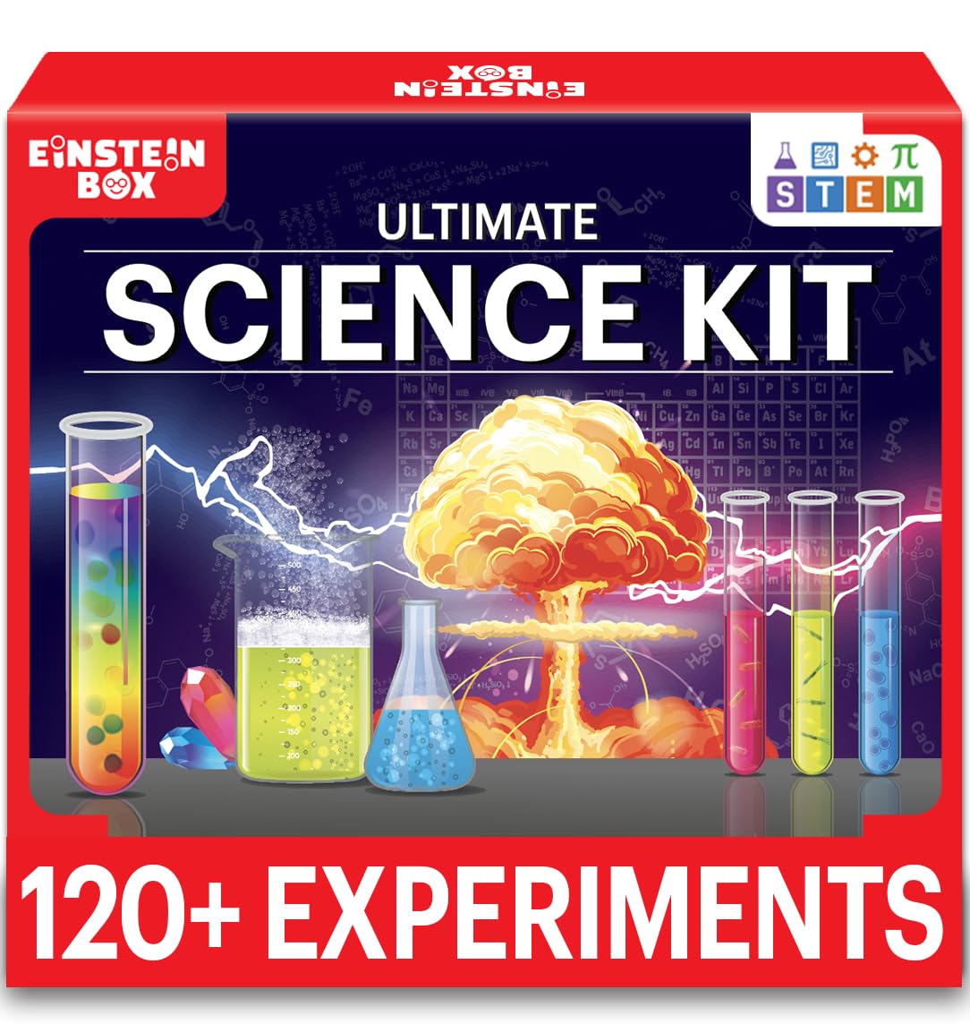 Combo of 2 | Einstein Box Ultimate Science Experiment Kit for Boys & Girls Ages 8-14 | Birthday Gifts Ideas for Kids | STEM Learning Educational Toys & STEM Toys for 8-14 Year Olds | Experiment Kit
