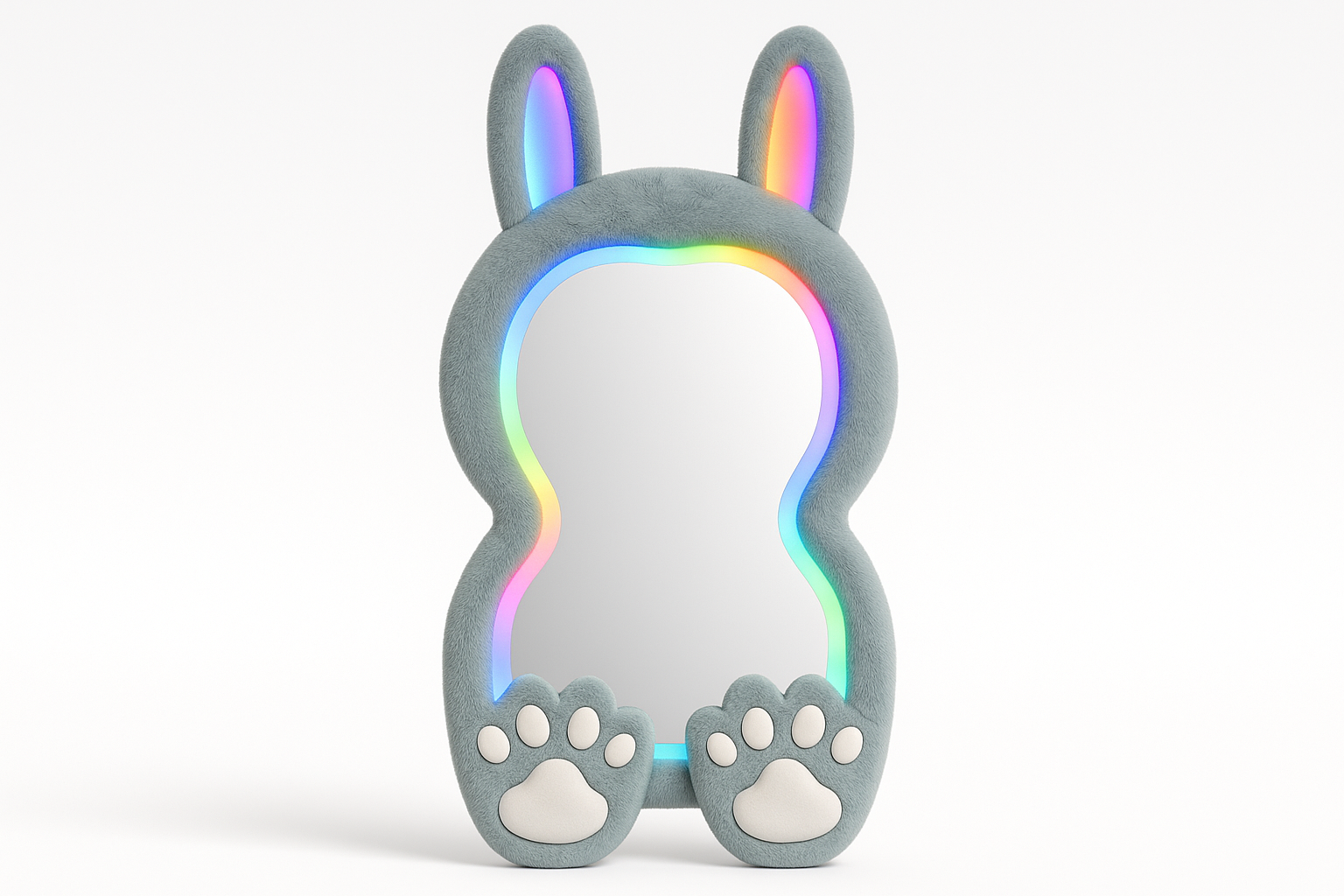 LED Bunny Mirror Product Shot