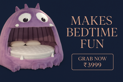 Midnight blue and rose gold banner