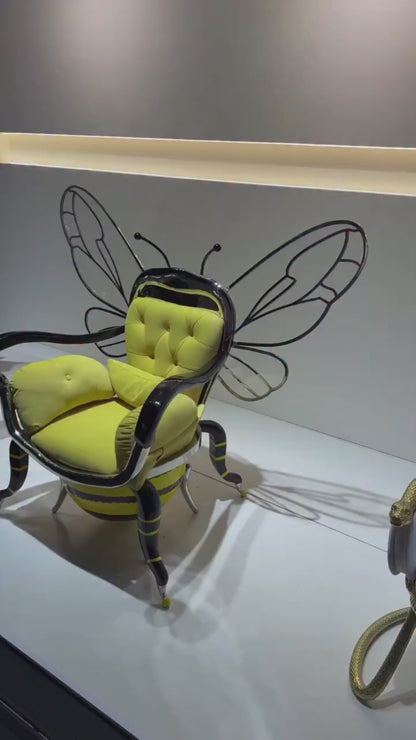 Luxury Bee Chair - Artistic Designer Furniture with Premium Upholstery