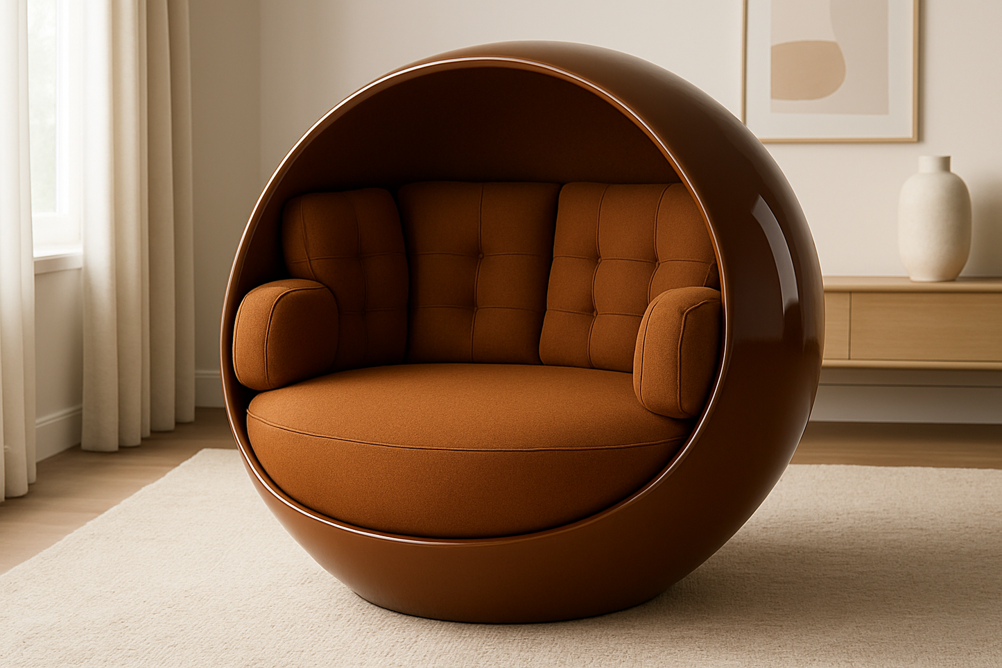 Professional ball chair shot