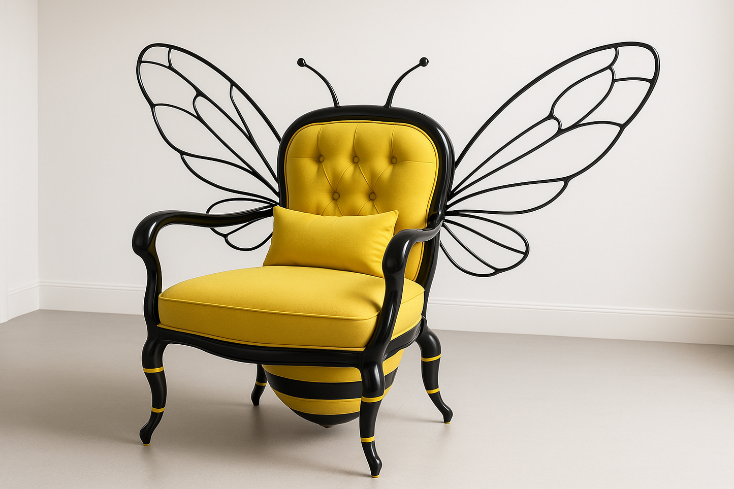 Professional luxury bee chair shot