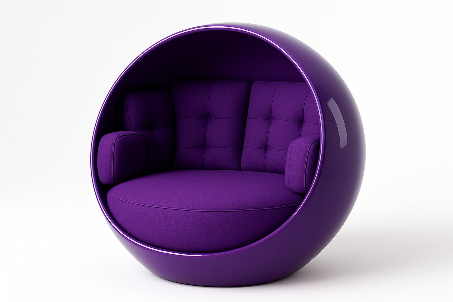 Purple Ball Chair