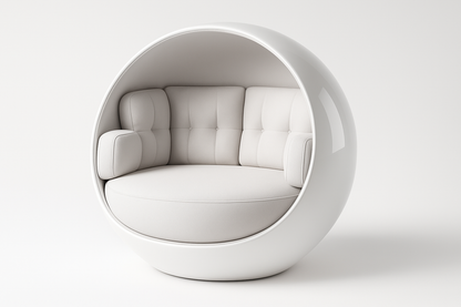 White Ball Chair